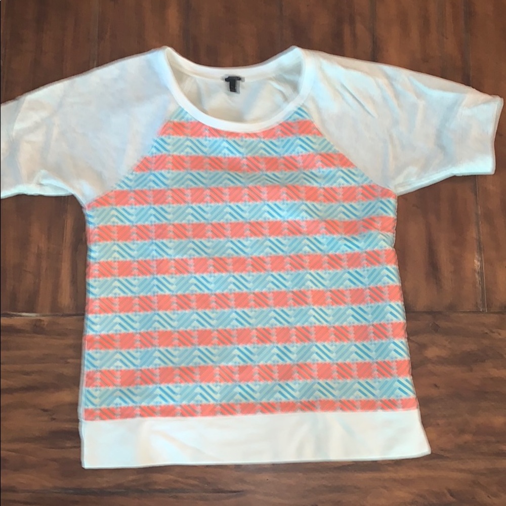 EUC J. Crew short sleeve t/sweatshirt